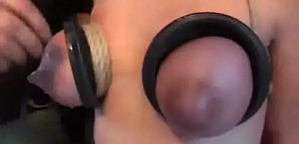  Lactation, verry hard BDSM Version, bound Tits